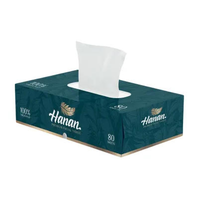 Hanan – Facial Tissue, 2 Ply – 80 pcs