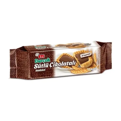 Eti – Burçak Milk Chocolate Biscuits – 114 g