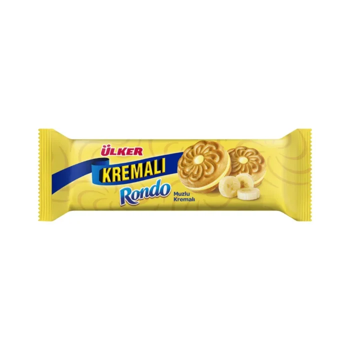 Ulker banana cream biscuits