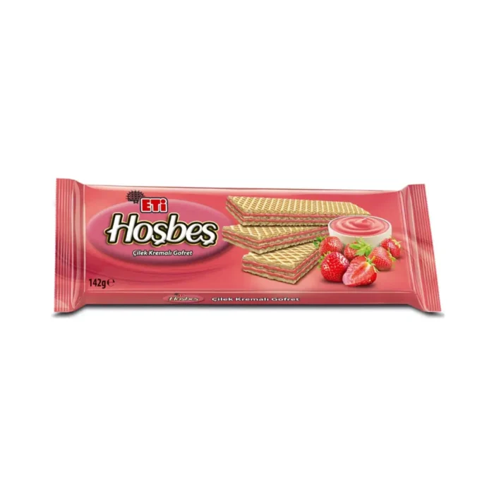 Hosbes Wafer Strawberry Cream