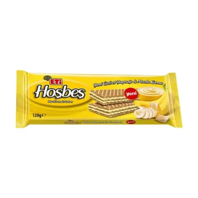 Eti – Hoşbeş Wafer with Banana Cream – 120 g
