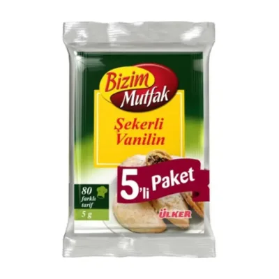 Bizim Mutfak – Vanilla Sugar – 5 × 5 g