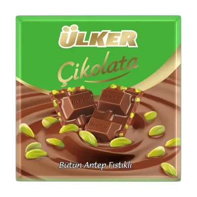 Ülker – Milk Chocolate with Pistachio – 65 g