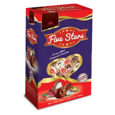 Five Star – Cream Filled Compound Chocolate – 100 pcs