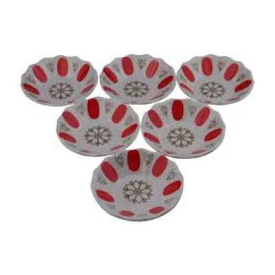 Porcelain Turkish Tea Plate – 6 pcs