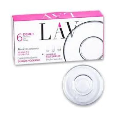 Lav – Demet Tea Plate – 6 pcs