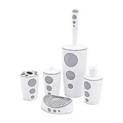 Plastic Bathroom Set – 5 pcs