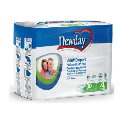 Newday – Adult Diapers, XL – 30 pcs