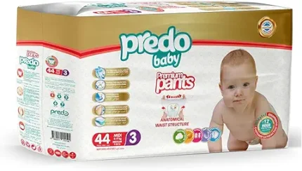 Predo baby premium pants no.3(midi 4-9kg)- 44pcs