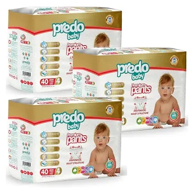 Predo – Baby Premium Pants, Size 4 (Maxi, 7–18 kg) – 40 pcs