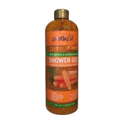 Prettybe – Carrot Whitening & Exfoliating Shower Gel – 1 L