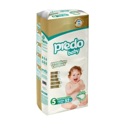 Predo baby premium comfort no.5(junior 11-15kg)-52pcs