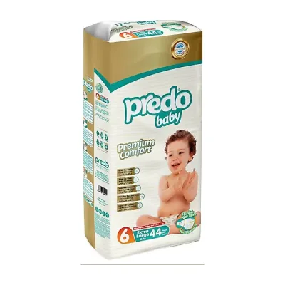 Predo – Baby Premium Comfort, Size 6 (XL, 15+ kg) – 44 pcs