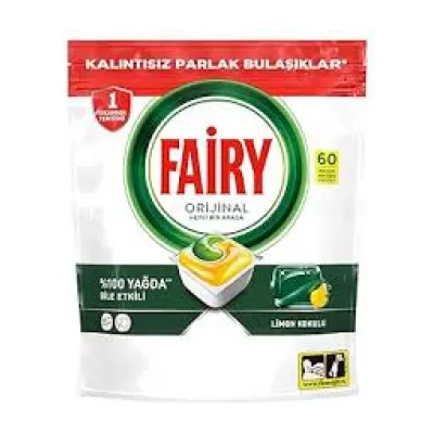 Fairy – All in One Dishwasher Tablets, Lemon – 60 pcs (810 g)