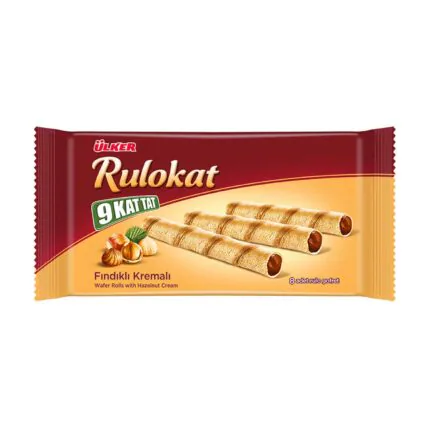 Ülker – Rulokat Wafer Rolls, Hazelnut Cream – 42 g