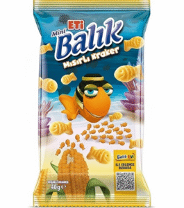 Eti - Fish Shaped Cracker with Corn-40g