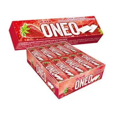 Ülker – Oneo Gum, Strawberry – 1 pc