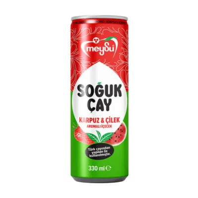 Meysu – Watermelon & Strawberry Ice Tea – 330 ml