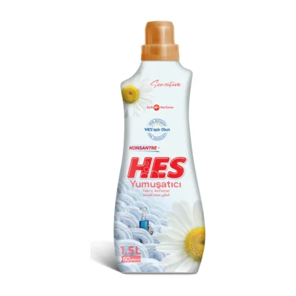 Hes – Concentrated Fabric Softener, Sensitive – 1.5 L
